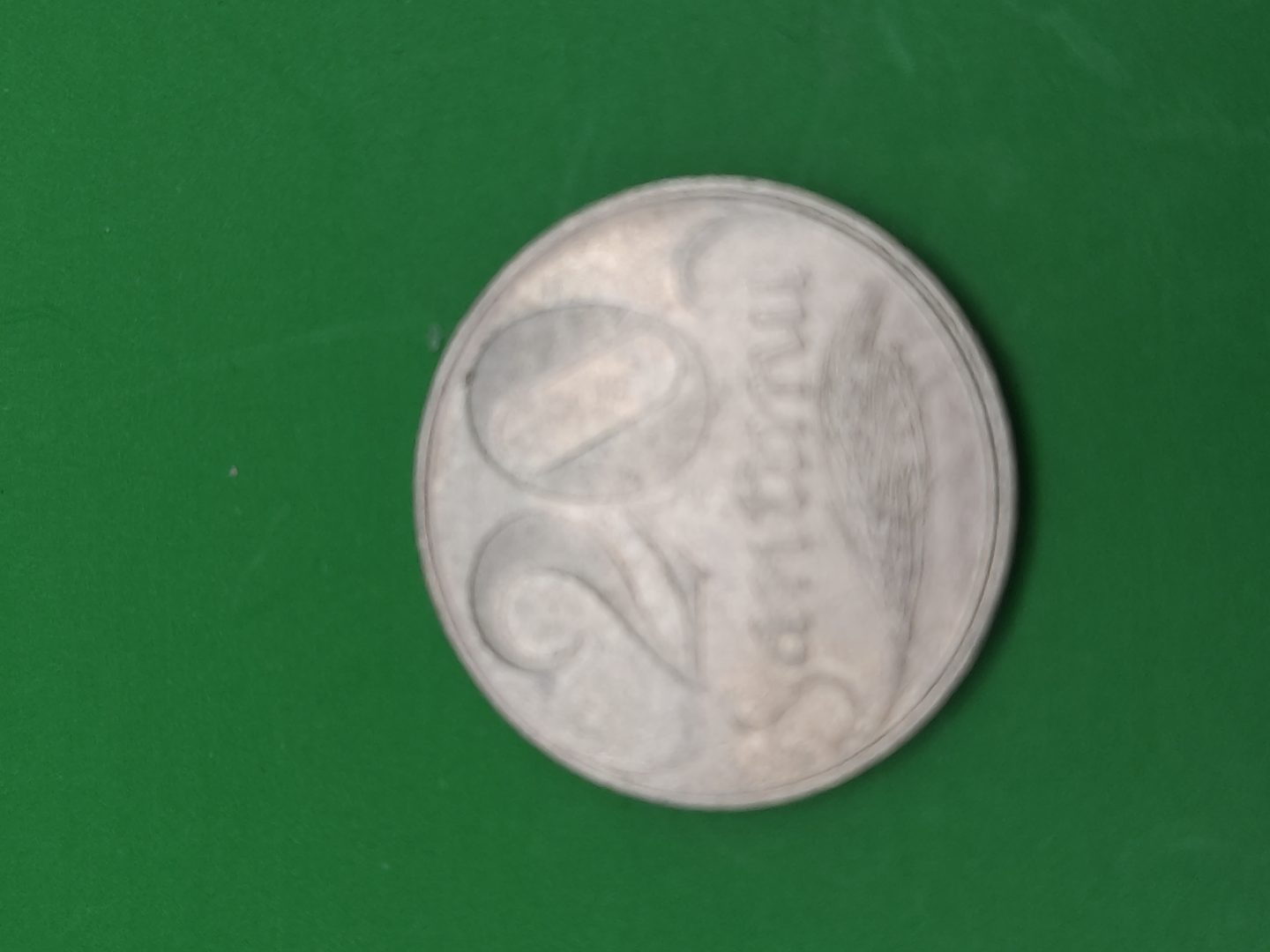 20 santīmi pirmā — Monētas, naudaszīmes Latvijā, foto 2