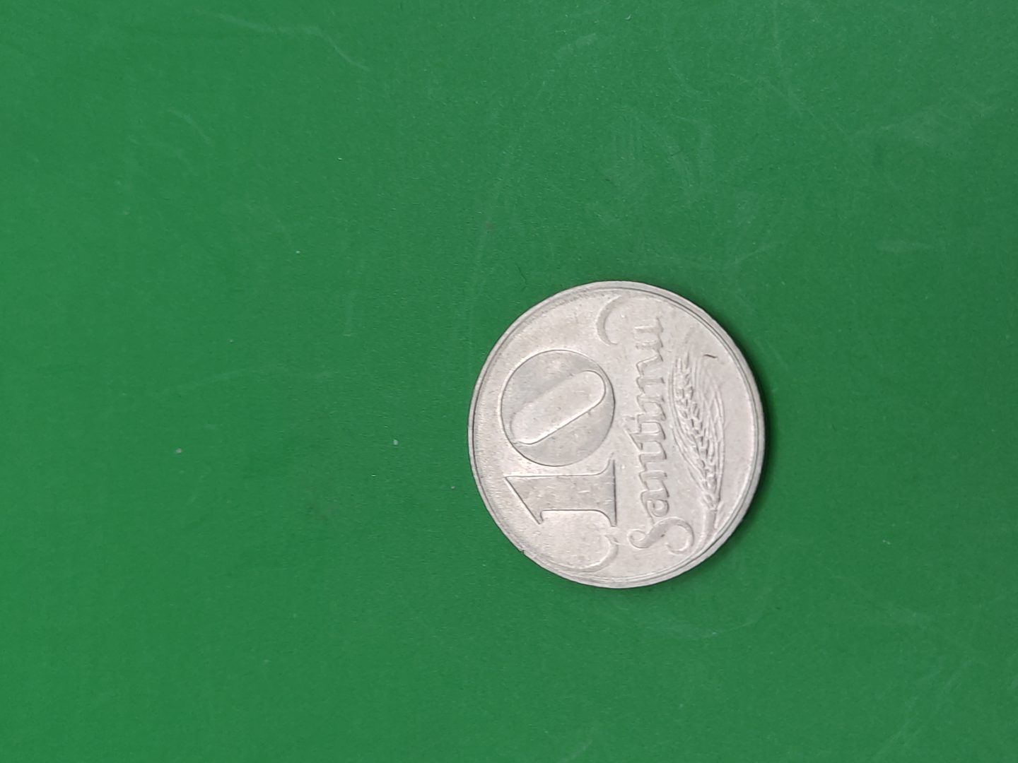10 santīmi Pirmā Latvija — Monētas, naudaszīmes Latvijā, foto 2